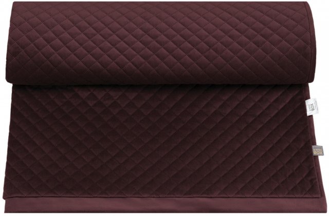 Scatter Box Erin 130x270cm Bed Throw - Aubergine