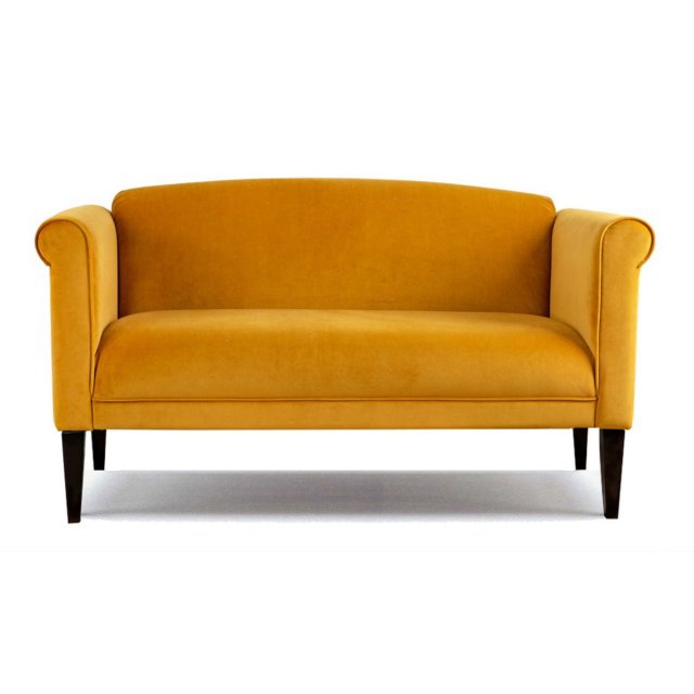 Lisa Compact Medium Sofa In Velvet