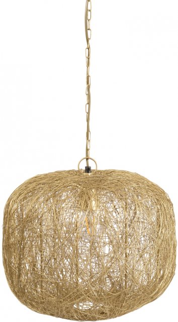 Tova Gold Woven Wire Spherical Pendant