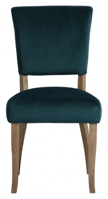 Paris Velvet Dining Chair in Forest Green