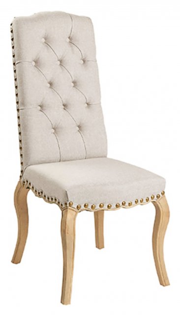 Darcy Dining Chair in Natural Oatmeal Fabric