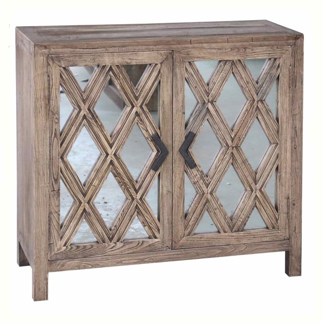 Jackson Bay Two Door Sideboard with Mirrored Doors