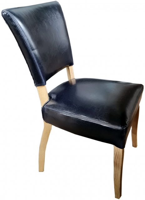 Parisian Dining Chair in Bycast Black