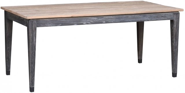 Jackson Bay Two-Tone Rectangular Fixed Dining Table