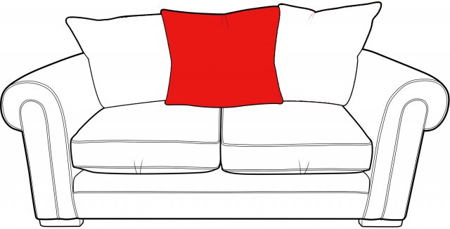 Tirano Small Sofa - Pillow Back