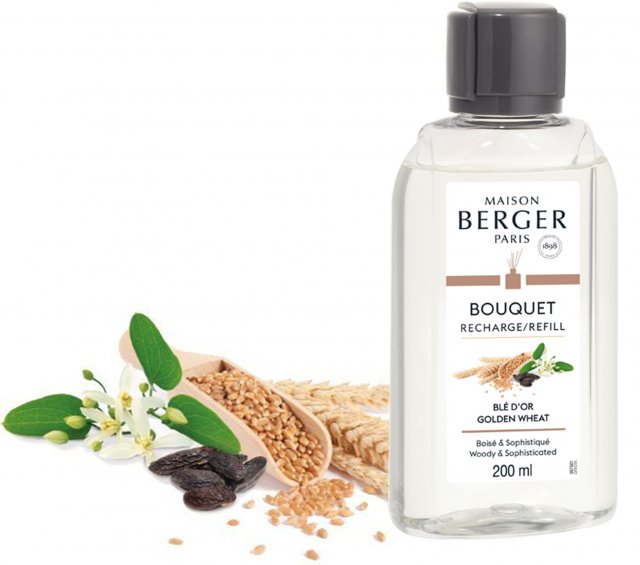 Maison Berger Golden Wheat Bouquet Refill For Diffusers 200ml - Maison Berger