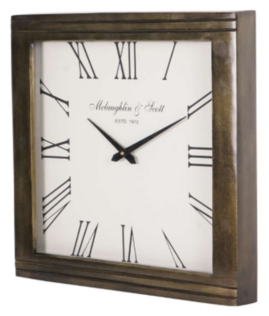 Harrogate Wall Clock In Antique Finish