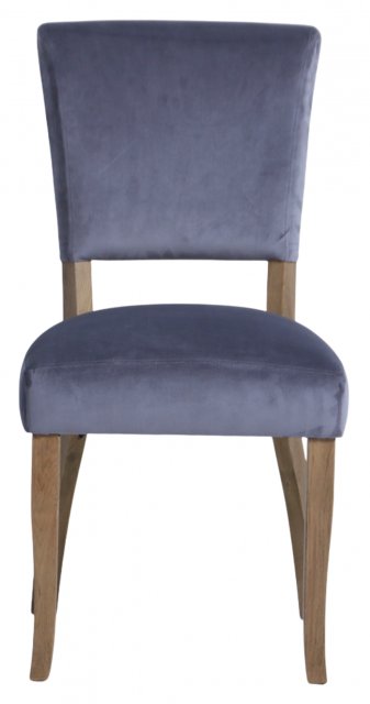 Paris Velvet Dining Chair in Charcoal Grey