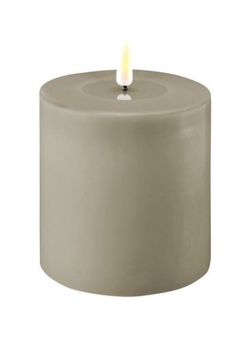 Deluxe Homeart Dansk Sand Real Flame™ LED Candle - 10 cm Ø - Small