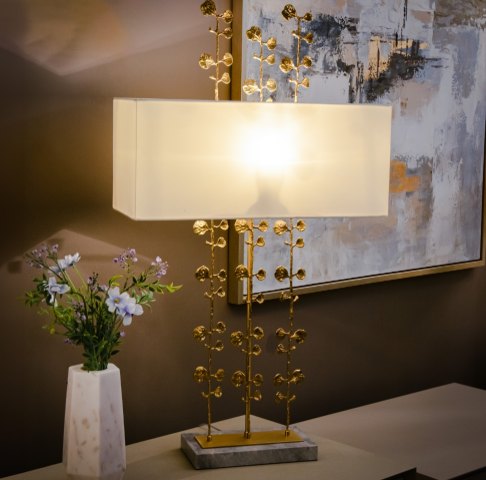 Gingko Table Lamp & Shade