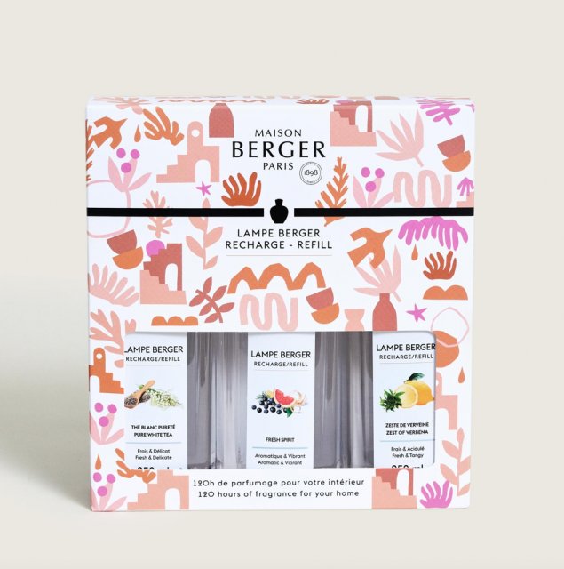 Maison Berger Triopack Summer Lamp Berger Refills 250ml