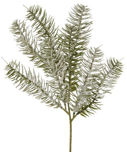 Single Snow Pine Spray