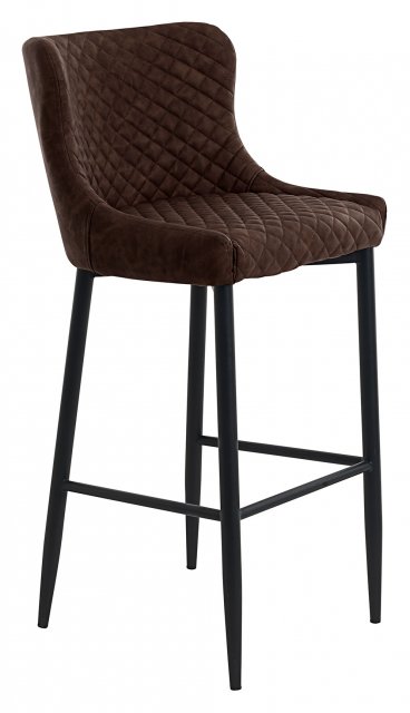 Ontario Tall Bar Stool in Vintage Brown PU