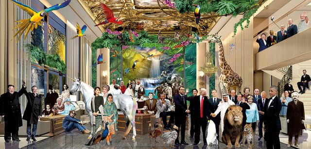 Cobra Art We are the World - Photo Art on Plexiglass