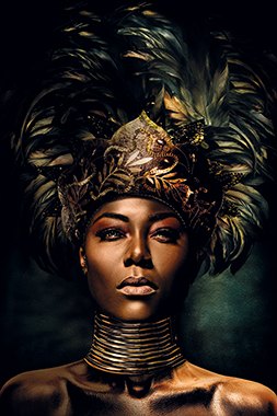 Queen Mystique - Photo Art on Plexiglass