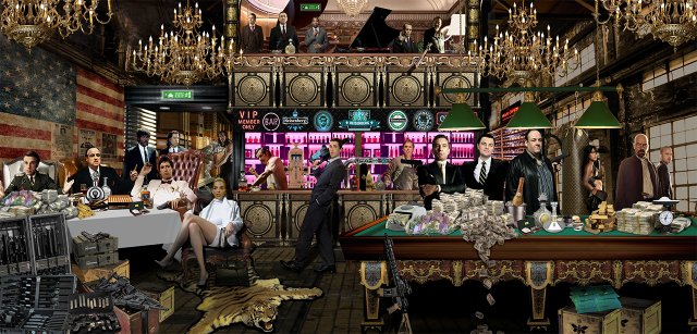 Gangster Reunion - Photo Art on Plexiglass