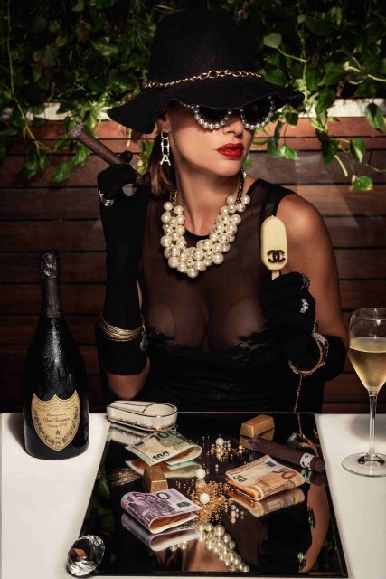 Cobra Art Million Dollar Dessert - Photo Art on Plexiglass