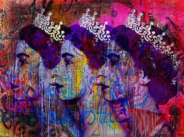 Cobra Art Queen - Painting on Canvas