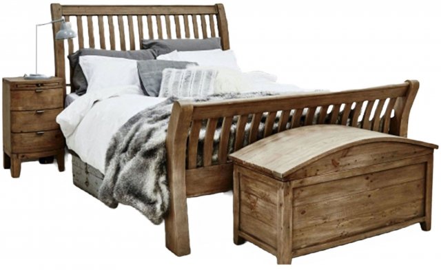Raffles Four-Piece 5ft Bedroom Set - Reclaimed Timber