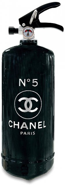 Cobra Art Fire Extinguisher C. Black Art Piece