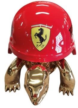 Cobra Art Turtle Red, Gold Body