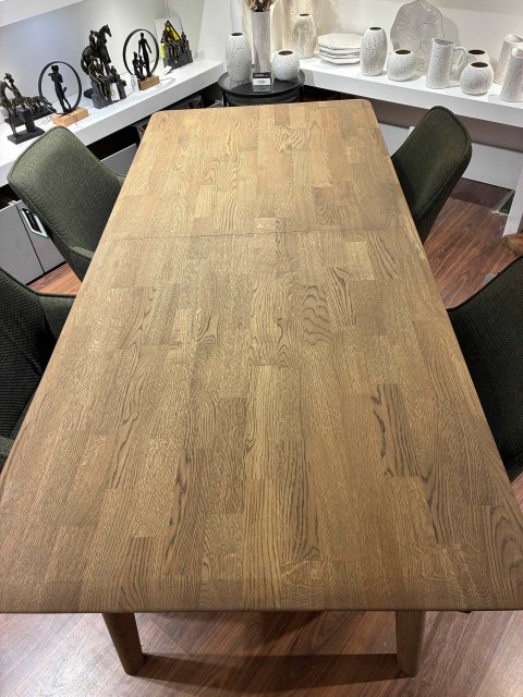 Vigo Extending Dining Table (200cm to 250cm) in Greybrown Olied Oak