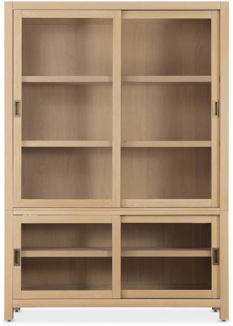 Timeless Sliding Door Display Cabinet