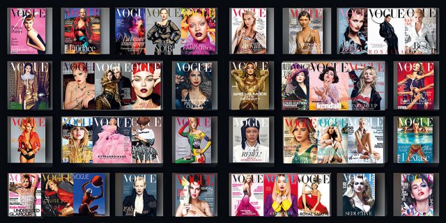 Cobra Art Vogue Color Books - Photo Art on Plexiglass