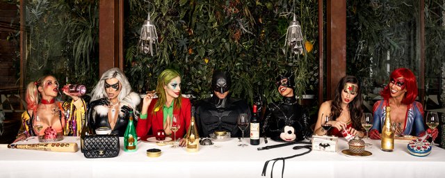 Cobra Art Superheroes Dinner - Photo Art on Plexiglass