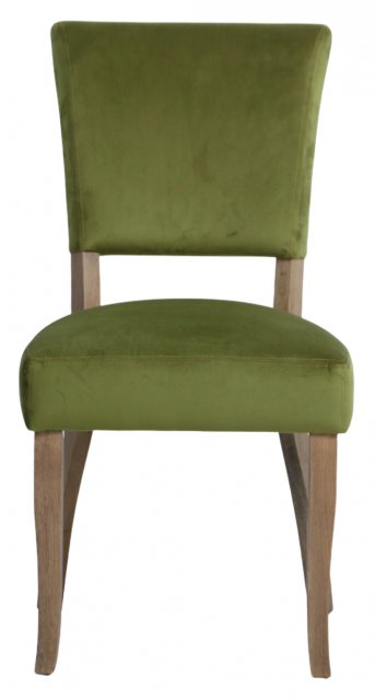 Paris Velvet Dining Chair in Moss
