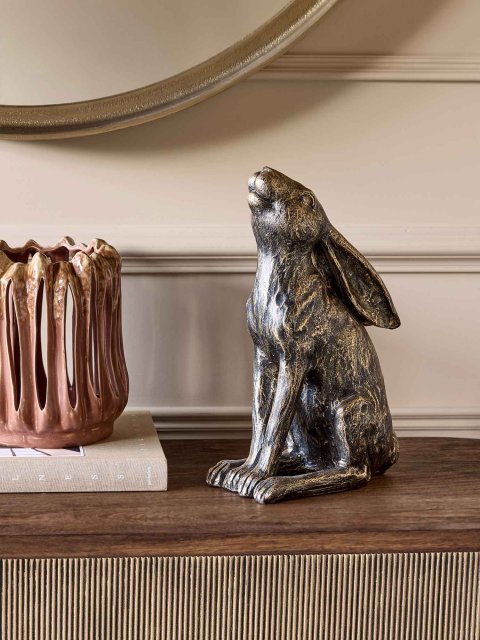Libra Interiors Hare Stargazing Sculpture