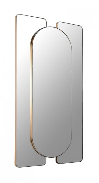 Centre Ring Three Panelled Wall Mirror