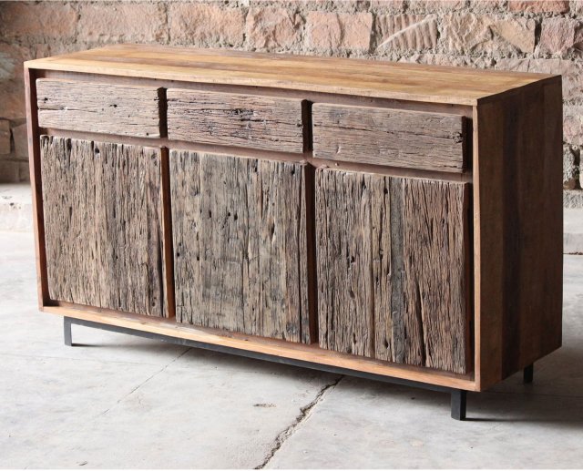 Ashta Three Door Three Drawer Sideboard Dansk