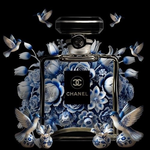 Cobra Art Blue Essence - Photo Art on Plexiglass