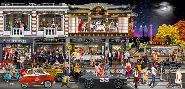 Cobra Art Another Day in Paradise (Colour) - Photo Art on Plexiglass