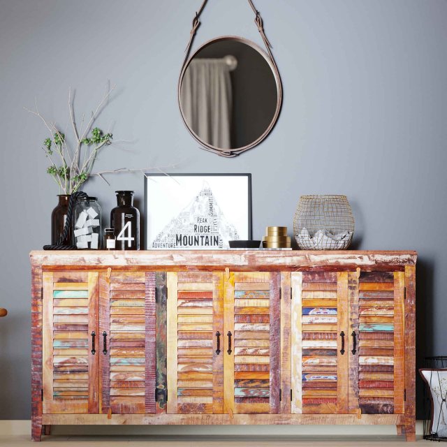 Mary Rose Upcycled 6 Door Sideboard