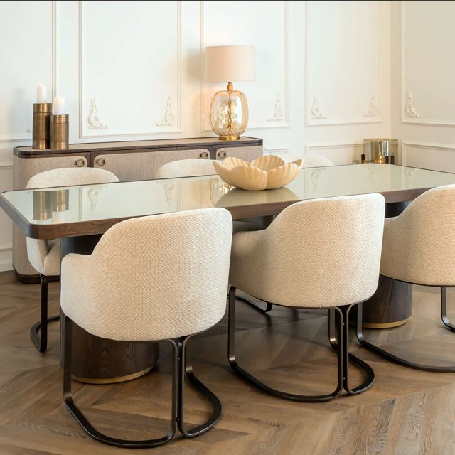 Verona Dining Table 235cm Including Glass