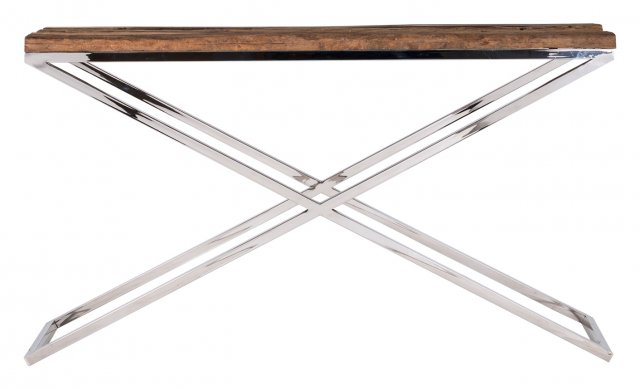 Kensington Console Table in Stainless Steel