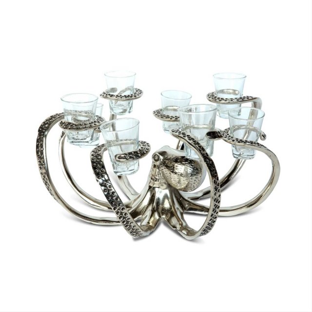 Octopus Eight Shot Glass Holder