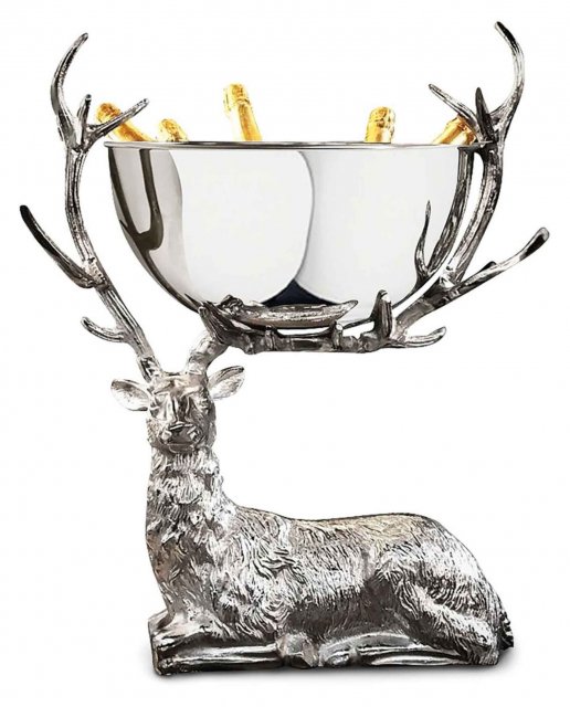 Large Resting Stag Punch Bowl / Wine Cooler