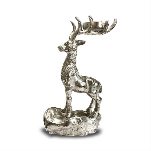 Standing Stag Candle Holder