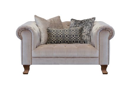 Vivaldi Snuggler In Venetian Sable & Molton Metallic Mix Cushions