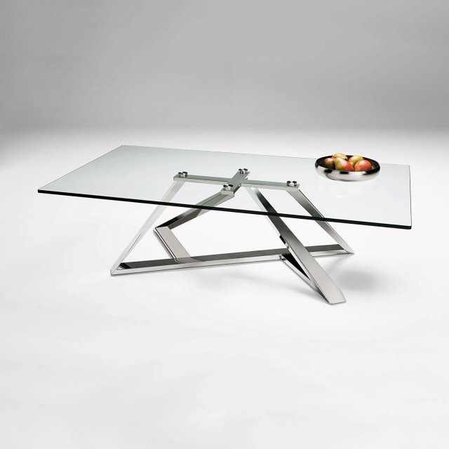 Capricorn Coffee Table - Stainless Steel