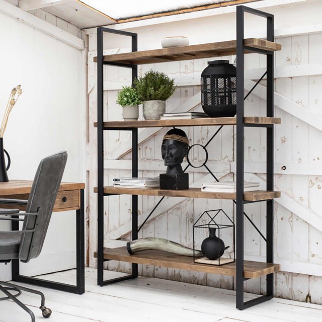 Key West Tall Bookcase - Reclaimed Timber