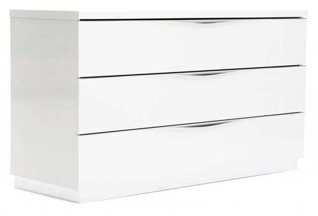 Bianca Three Drawer Single Dresser