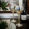 Pair of Hammered Wine Goblets