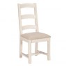 French Country Upholstered Seat Dining Chair