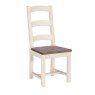 French Country Wooden Seat Dining Chair