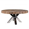 Richmond Bodhi Round Dining Table - Stainless Steel Leg