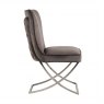 Chelsea Dining Chair in Stone Velvet